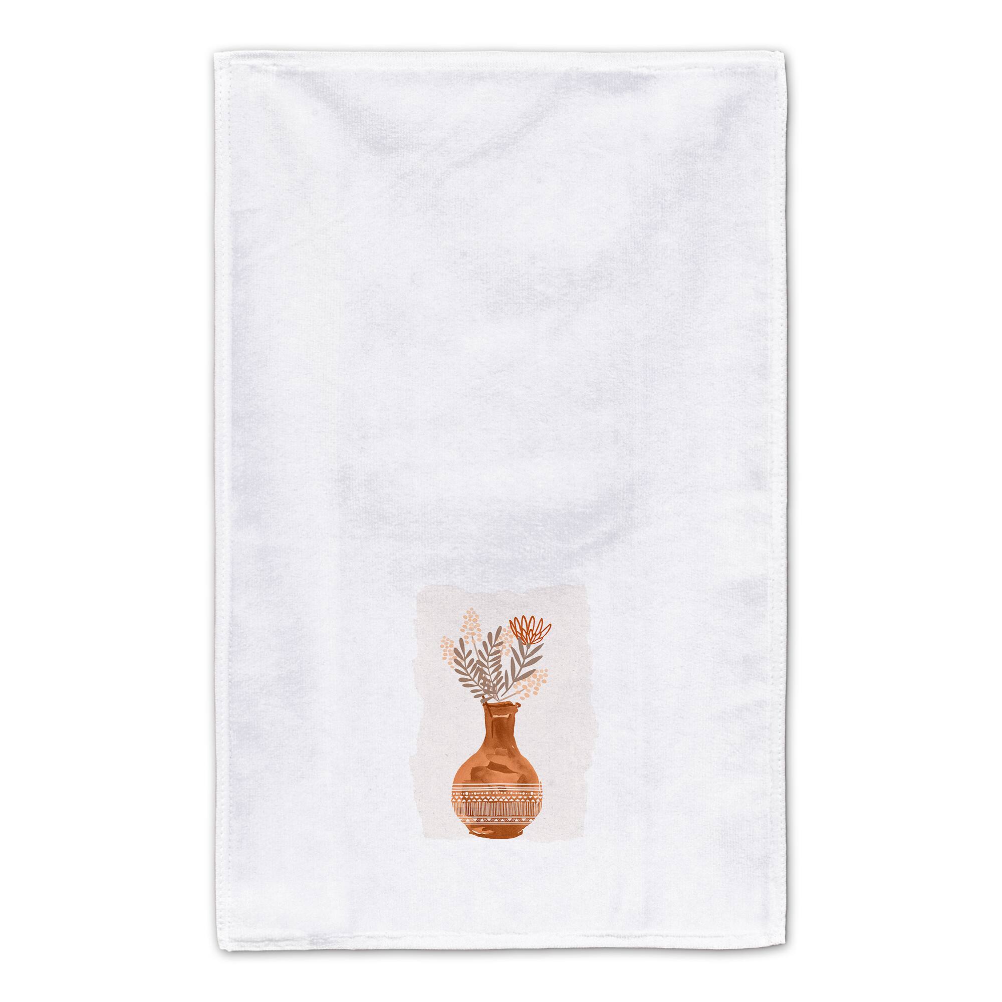 Terracotta Vase 16" x 25" Tea Towel Set of 2